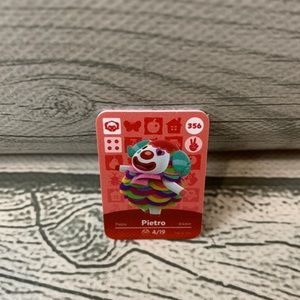 COPY - Animal Crossing Amiibo Pietro Mini NFC Card #356 Scan In Villager ACNH S…